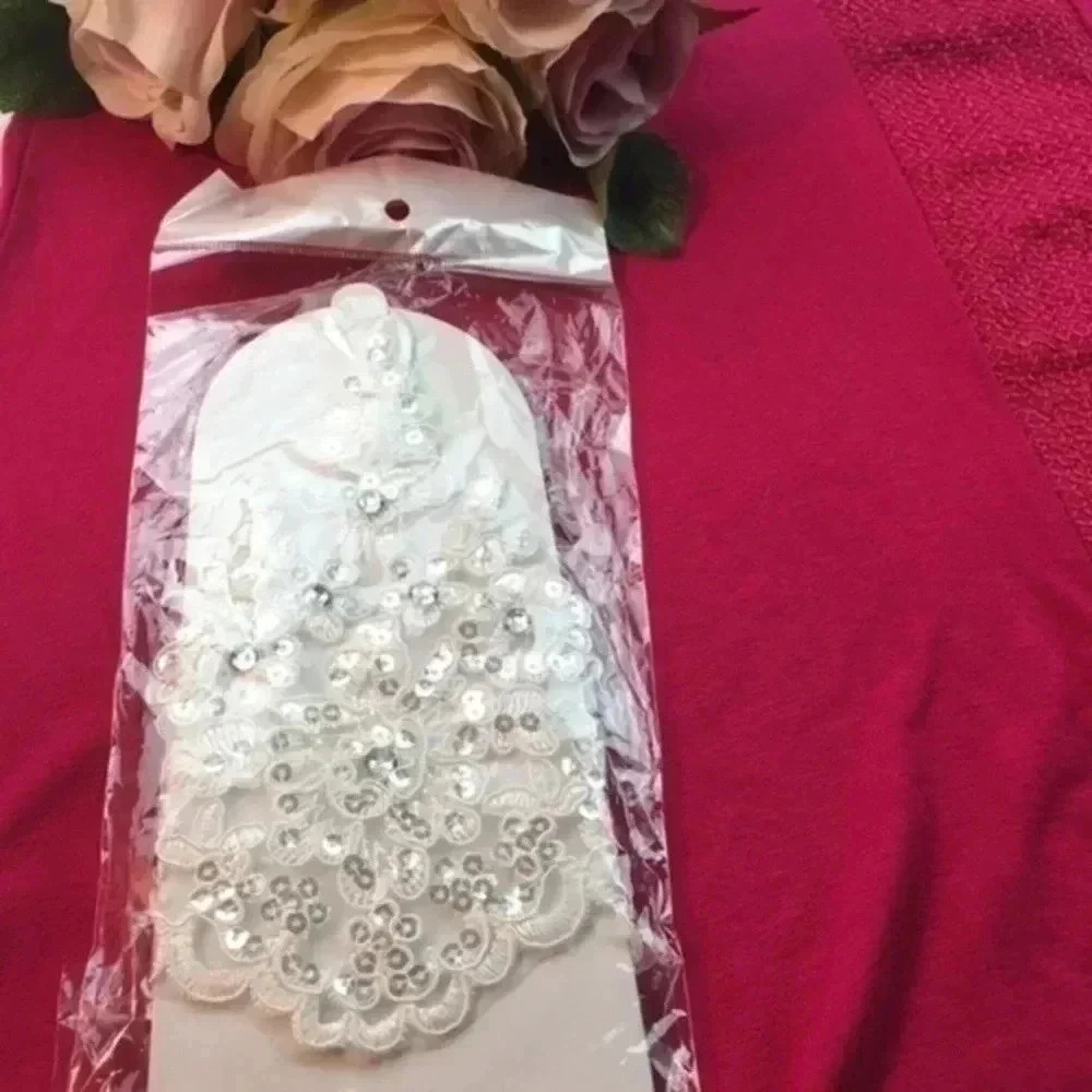 COPY - bridal gloves one sixe